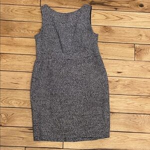 Elegant Escada Black and White Tweed Sleeveless Dress